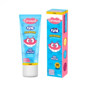 Gel Dental Carmed Fini Dentaduras Com Flúor 70G