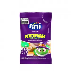 Bala Gel Fini Dentadura Da Bruxa 15 G